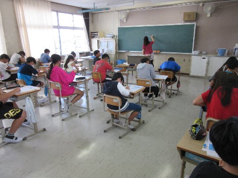 ６年生 理科のテスト 秋竹小学校
