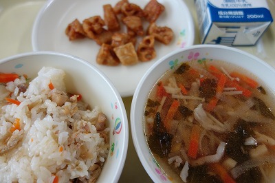 今日の給食