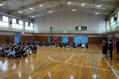 中学生訪問