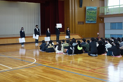 中学生訪問