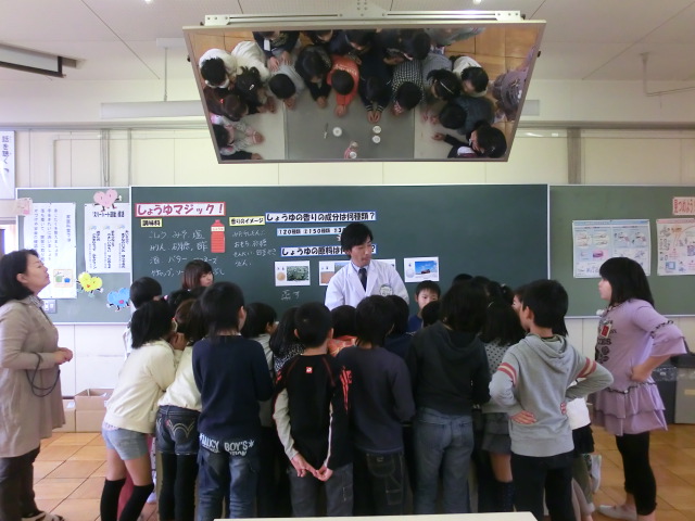 しょうゆもの知り博士の出前授業